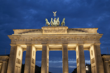Brandenburger Gate; Berlin at Night