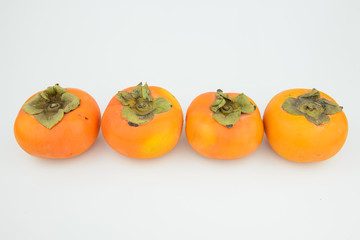 persimmon isolate white background