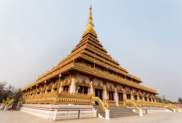 Naklejka premium Wat Nong Waeng (Temple) ,Khonkaen Province‎ ,Thailand