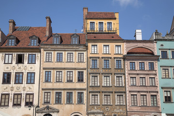 Fototapeta na wymiar Old Town Square, Warsaw, Poland