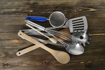 Set  of kitchen utensils