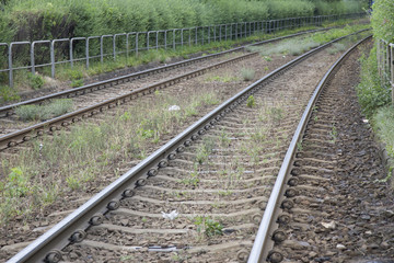 Obraz na płótnie Canvas Railroad Tracks