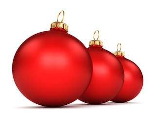 Red Christmas ball