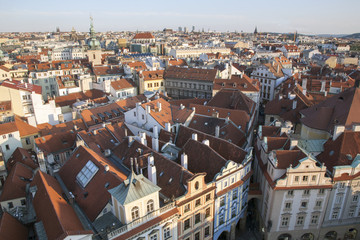 Fototapeta na wymiar Cityscape of Prague, Czech Republic