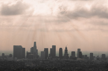 Naklejka premium Los Angeles Skyline