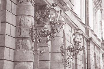 Lamppost in Dresden, Gremany