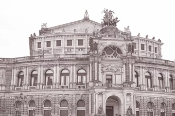 Photo sur Plexiglas Théâtre Dresden Opera Theatre, Dresden