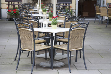 Cafe Table and Chairs