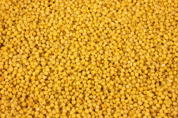 Natural yellow foxtail millet background texture