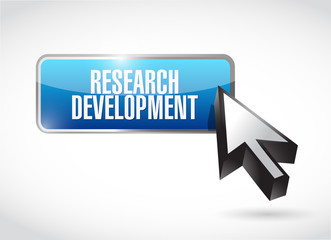 research development button sign concept