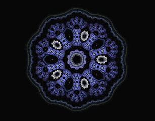 Abstract fractal image