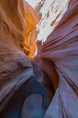 Multicolored Slot Canyon Abstract