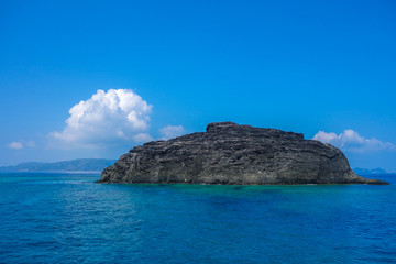 Fototapeta na wymiar 沖縄県　慶良間諸島周辺の海