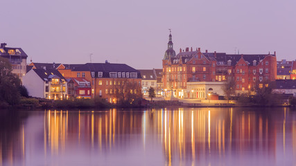 Traveling in the famous Frederiksborg Castle, Copenhagen