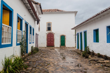 View of an old colonial town Paraty, Brazil