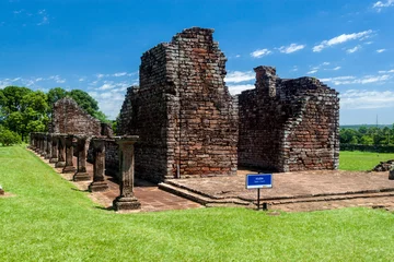 Papier Peint photo Rudnes Jesuit mission ruins in Trinidad, Paraguay