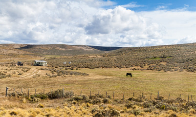 Countryside of Tierra del Fuego island, Chile