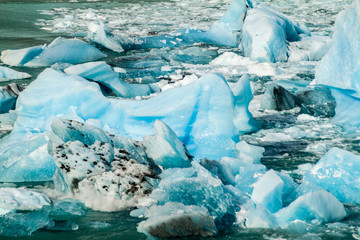 Icebergs near Perito Moreno glacier in Patagonia, Argentina