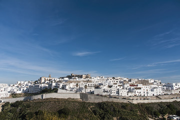 Fototapeta na wymiar Pueblos blancos de Andalucía, Vejer de la Frontera en la provincia de Cádiz