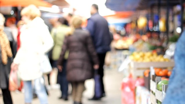 organic food market vegetables and fruits