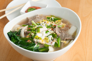 Thai Soup with Beef