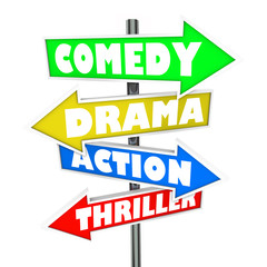 Comedy Drama Action Thriller Movie Genre Signs