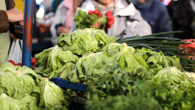 Grocery healthy organic food market vegetables and fruits
