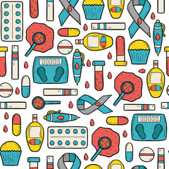 Seamless diabetic background