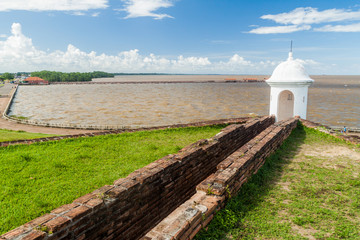 Fortress of Sao Jose de Macapa in city Macapa, Brazil