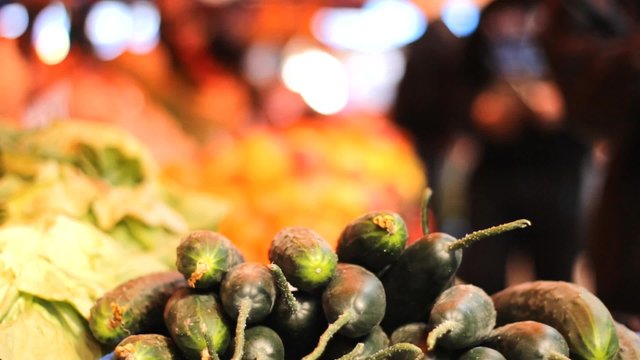 Grocery healthy organic food market vegetables and fruits