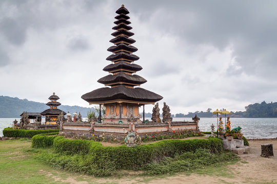 Pura Ulun Danu Bratan in Bali,  Indonesia