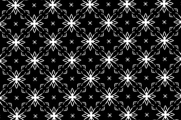 Простые узоры в чёрном и белом цвете. 6.35
