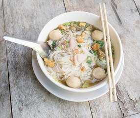 Thai noodle soup