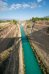Wall murals Channel Corinth canal
