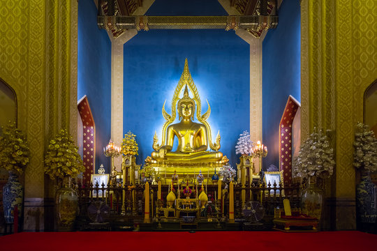 Buddha Statue in Wat Benchamabophit Dusitvanaram,  Bangkok