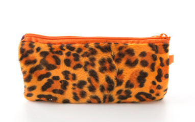 leopard zip bag