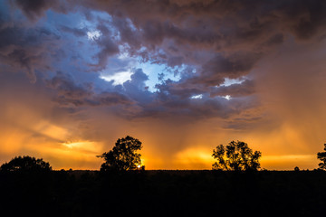 Obraz premium Magnificient sunset at Pre Rup, around Angkor Wat, Cambodia