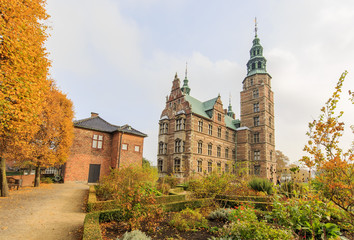Traveling in the famous Rosenborg Slot, Copenhagen