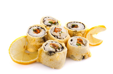 sushi roll fried in tempura batter