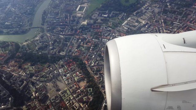 Flying over Cracow