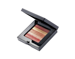 Eyeshadow palettes isolated on white 