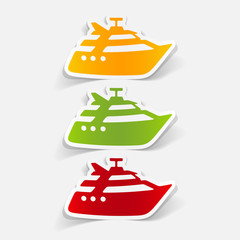 realistic design element: yacht