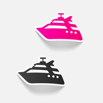 realistic design element: yacht