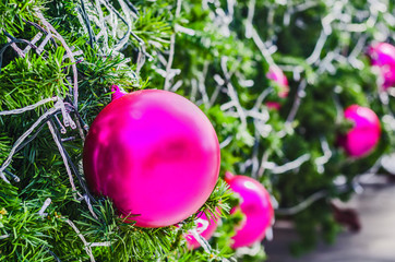   Christmas Tree Decoration Christmas tree with ball baubles