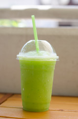 Guava Juice in Plastic Glass