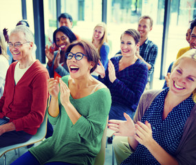 Audience Applaud Clapping Happines Appreciation Training Concept