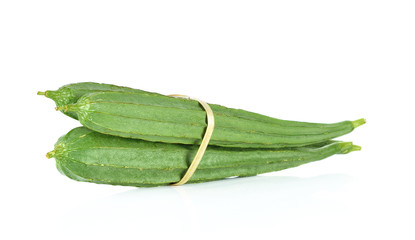 Zucchini isolated on the white background