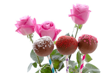 Cake on a stick Cake pops