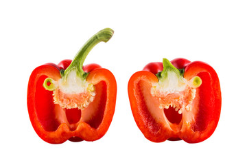 Red Sweet bell pepper (capsicum)