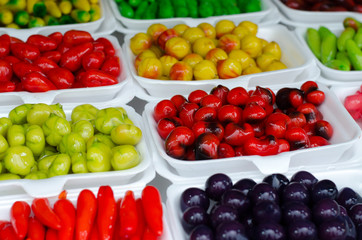 Thailand ball plated dessert. Made with green beans